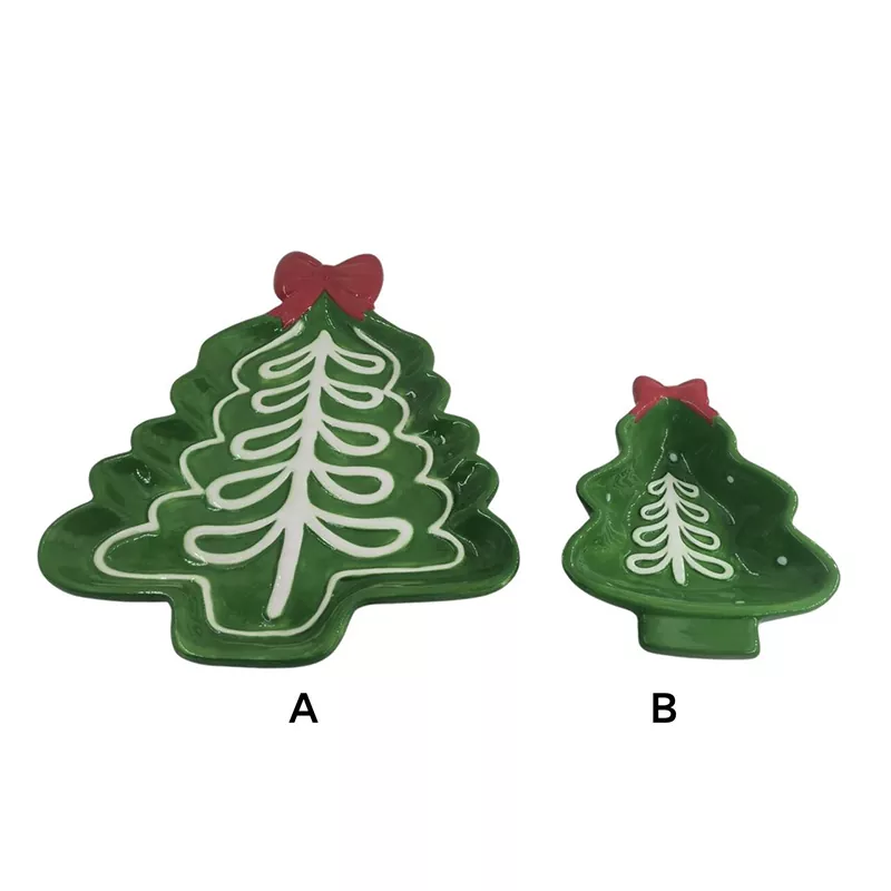 Коледна елха, ръчно рисуван празничен подарък