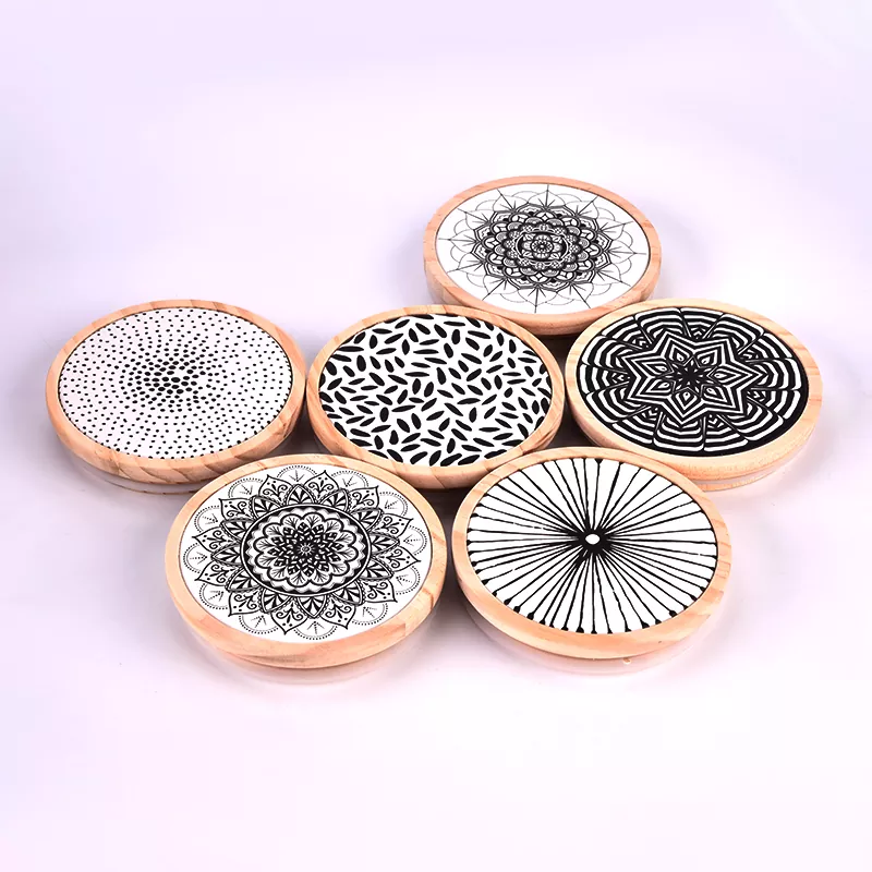 Персонализиран шаблон за печат дървен капак