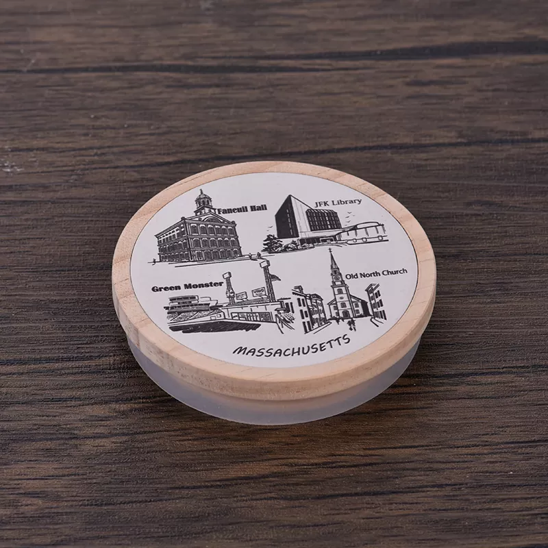 Персонализиран шаблон за печат дървен капак