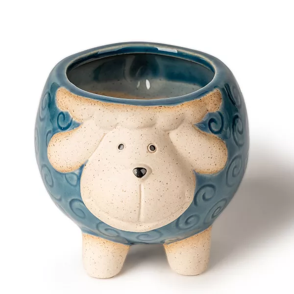 Керамичен свещник с форма на овца